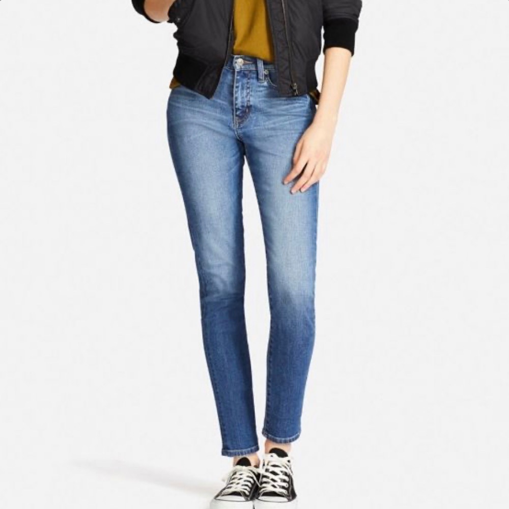 Uniqlo high rise skinny fit cigarette jean